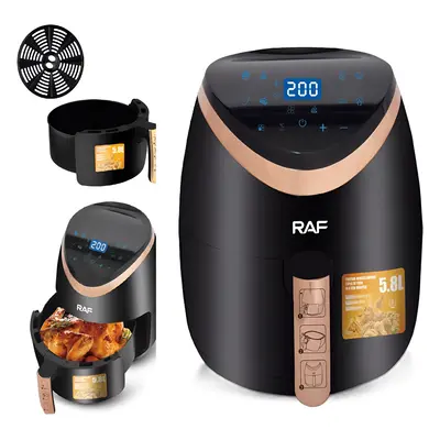 Digitális kijelzős, érintőképernyős RAF forró levegős olaj nélkül Air Fryer - 4,3 L R534B (BBD)