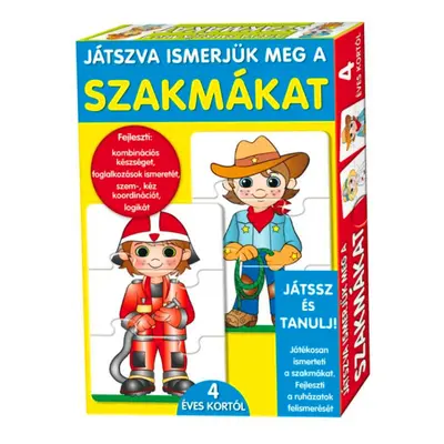 Játszva ismerjük meg a szakmákat! képességfejlesztő játék (BBJ)