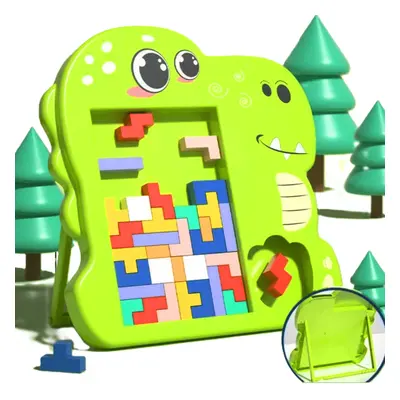 3D krokodilos puzzle gyerekeknek - figyelem és koncentráció fejlesztő oktató játék (BBLPJ)