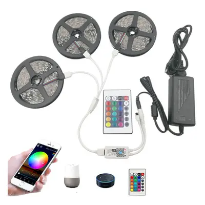 15 méteres Wifi-s RGB LED szalag szett - telefonnal illetve távirányítóval is vezérelhető (BBV)