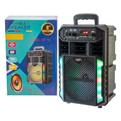 BIG BT-10 LED-es party hangfal mikrofonnal (BBJH)