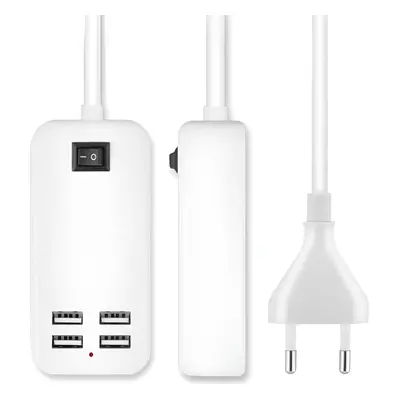 Asztali USB 4 portos iPhone telefontöltő HUB - 15W 2A