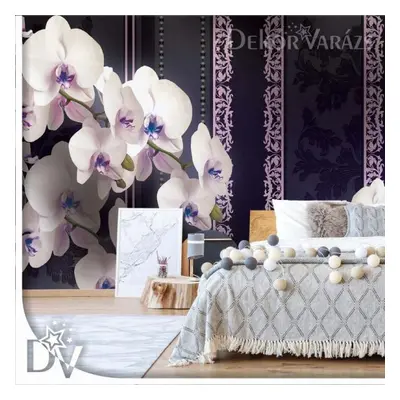 Fotótapéta - Luxus Virágos design Orchideákkal