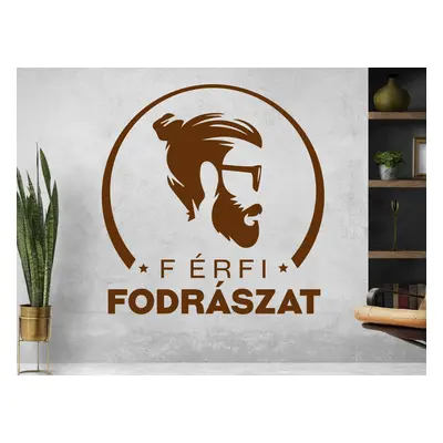 Férfi fodrászat falmatrica - 149B