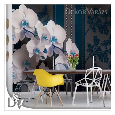 Fotótapéta - Luxus Virágos design Orchideákkal