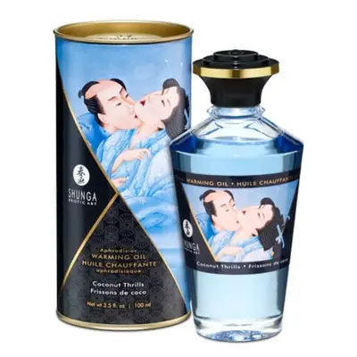 Shunga - melegítő hatású masszázsolaj - kókusz (100ml)