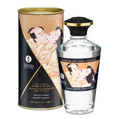 Shunga - melegítő hatású masszázsolaj - vanília (100ml)