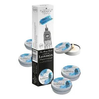 Petits Joujoux London masszázsgyertya - rebarbara-ámbra (5x43ml)