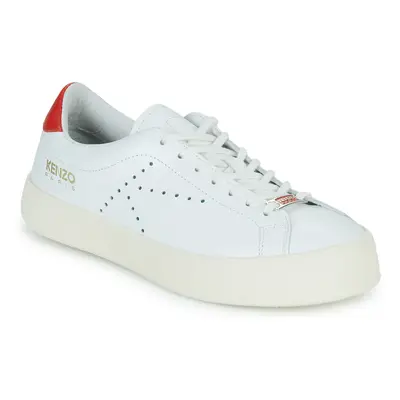 Kenzo KENZOSWING LOW TOP SNEAKERS Rövid szárú edzőcipők Fehér