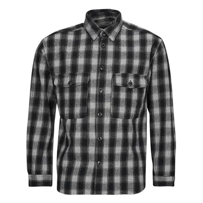 Selected SLHLOOSEMASON-FLANNEL OVERSHIRT NOOS Hosszú ujjú ingek Tengerész