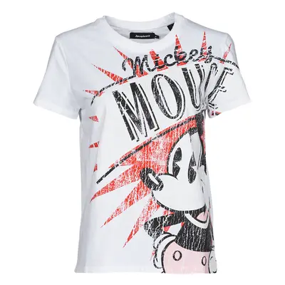 Desigual TS_MICKEY BOOM Rövid ujjú pólók Fehér