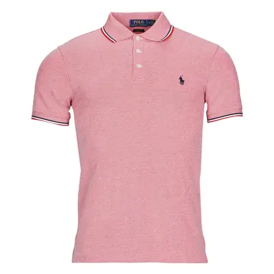 Polo Ralph Lauren K223SC52C-SSKCSLIMM1-SHORT SLEEVE-KNIT Rövid ujjú galléros pólók Piros