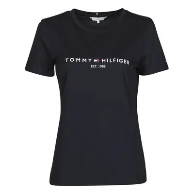 Tommy Hilfiger HERITAGE HILFIGER CNK RG TEE Rövid ujjú pólók Kék