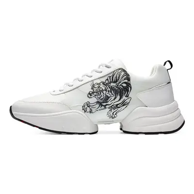 Ed Hardy Caged runner tiger white-black Divat edzőcipők Fehér