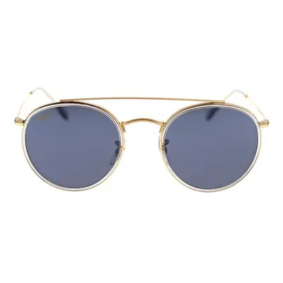 Ray-ban Occhiali da Sole Round Double Bridge RB3647N 9210R5 Napszemüvegek Arany