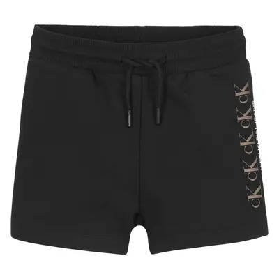 Calvin Klein Jeans CK REPEAT FOIL KNIT SHORTS Rövidnadrágok Fekete