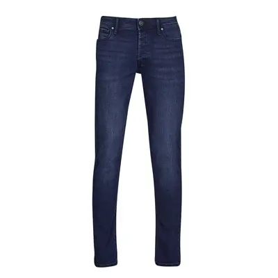 Jack & Jones JJIGLENN JJORIGINAL MF 775 Slim farmerek Kék