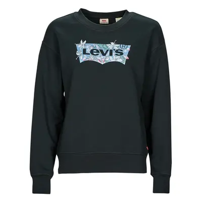 Levis GRAPHIC STANDARD CREW Pulóverek Fekete