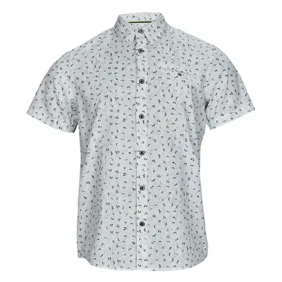 Petrol Industries Shirt Short Sleeve AOP Rövid ujjú ingek Fehér