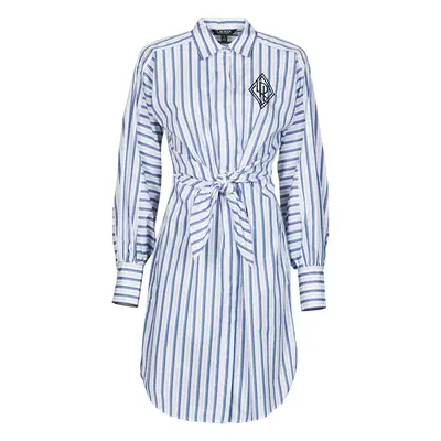 Lauren Ralph Lauren ESSIEN-LONG SLEEVE-DAY DRESS Rövid ruhák Kék