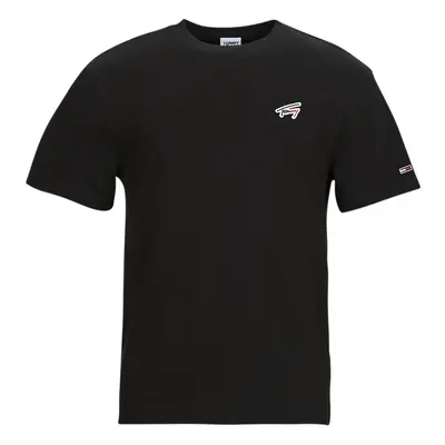 Tommy Jeans TJM CLSC SIGNATURE TEE Rövid ujjú pólók Fekete