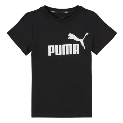 Puma ESSENTIAL LOGO TEE Rövid ujjú pólók Fekete