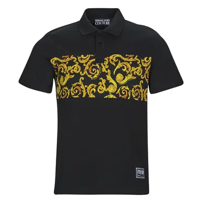 Versace Jeans Couture GAG627-899 Rövid ujjú galléros pólók Fekete