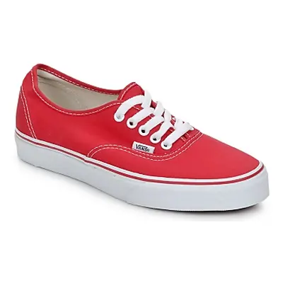 Vans AUTHENTIC Rövid szárú edzőcipők Piros