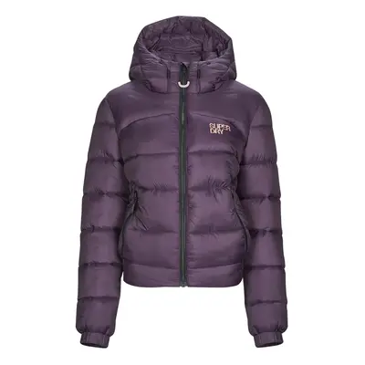 Superdry SPORTS PUFFER BOMBER JACKET Steppelt kabátok Lila