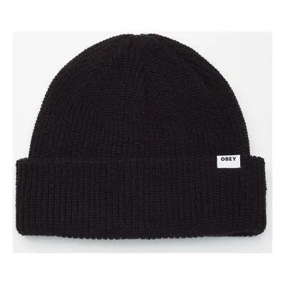 Obey Bold organic beanie Sapkák Fekete