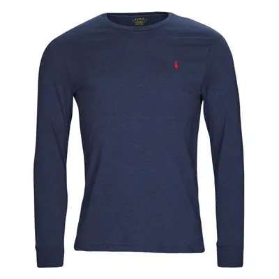 Polo Ralph Lauren K224SC08-LSCNCMSLM5-LONG SLEEVE-T-SHIRT Hosszú ujjú pólók Kék