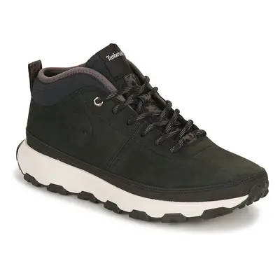 Timberland WINSOR TRAIL MID LEATHER Rövid szárú edzőcipők Fekete