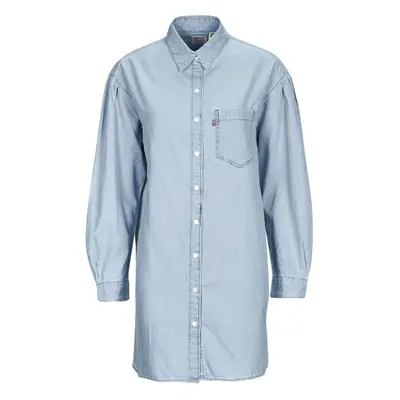 Levis RHEA SHIRT DRESS Rövid ruhák Kék