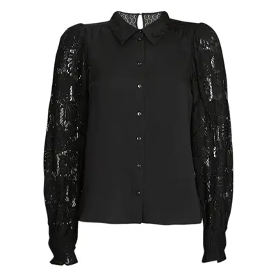 Vero Moda VMCABENA L/S SHIRT WVN BTQ Ingek / Blúzok Fekete