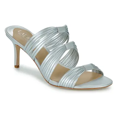 Lauren Ralph Lauren LORRAINE-SANDALS-HEEL SANDAL Papucsok Ezüst