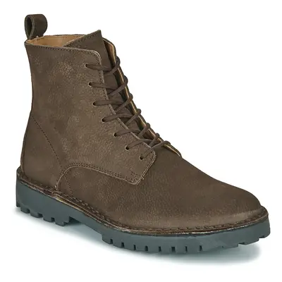 Selected SLHRICKY NUBUCK LACE-UP BOOT B Csizmák Barna