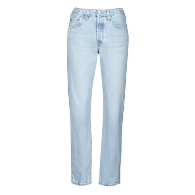 Levis 501 CROP Boyfriend farmerek Kék