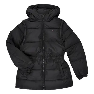 Tommy Hilfiger KG0KG06690-BDS Steppelt kabátok Fekete