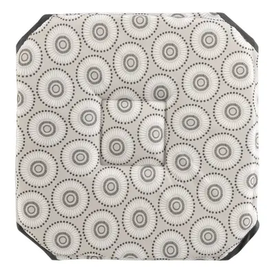 Douceur d intérieur GALETTE 4 RABATS 36 x 36 x 3.5 CM POLYESTER IMPRIME SALTO X2 Székpárna Szü