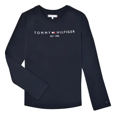 Tommy Hilfiger ESSENTIAL TEE L/S Hosszú ujjú pólók Tengerész