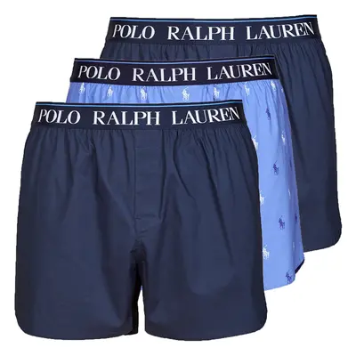 Polo Ralph Lauren WOVEN BOXER X3 Alsónadrágok Kék