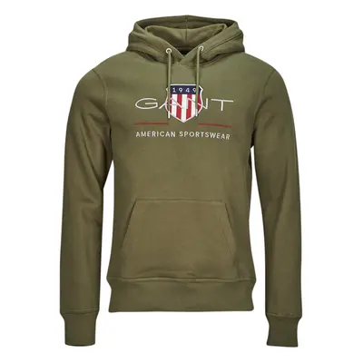 Gant REG ARCHIVE SHIELD HOODIE Pulóverek Keki