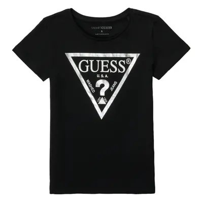 Guess REFRIT Rövid ujjú pólók Fekete