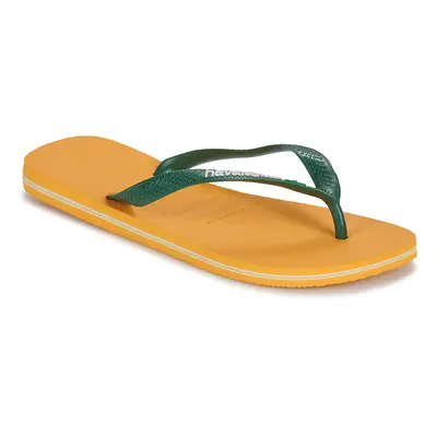 Havaianas BRASIL LOGO Lábujjközös papucsok Citromsárga