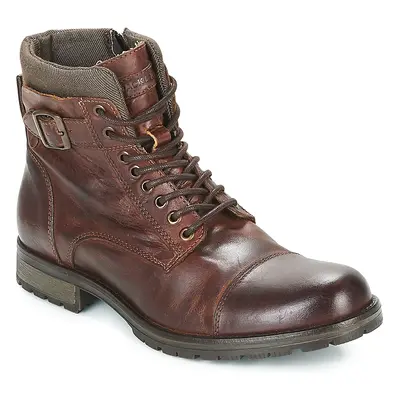 Jack & Jones ALBANY LEATHER Csizmák Barna