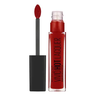 Maybelline New York Vivid Hot Lacquer Lipstick - 72 Classic Rúzs Piros