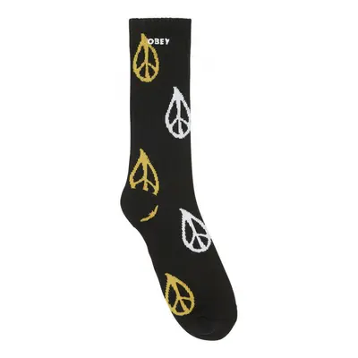 Obey Peaced socks Zoknik Fekete