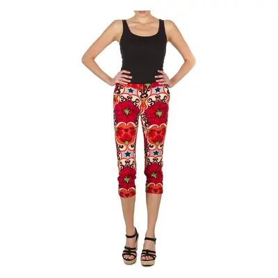 Manoush PANTALON POPPY 7/8-os és 3/4-es nadrágok Piros