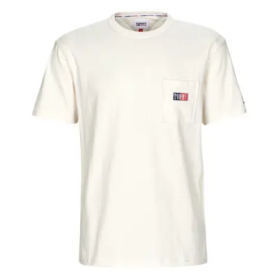 Tommy Jeans TJM CLSC TIMELESS TOMMY TEE Rövid ujjú pólók Fehér