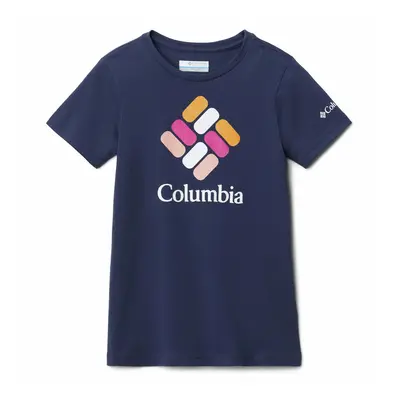 Columbia MISSION LAKE SS GRAPHIC SHIRT Rövid ujjú pólók Kék